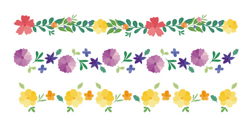 Flower decoration graphic illustration
