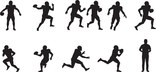 American Helmet football player,  sporty vector