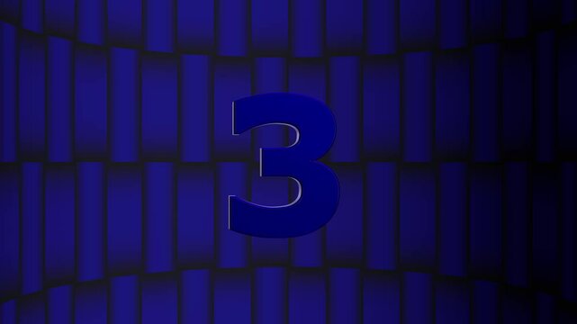 Elegant 3 D Epsilon Symbol Against Blue Abstract Background Perfect for Branding Education and