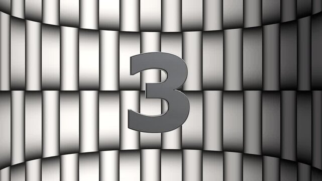 Sleek 3 D Epsilon Symbol on Abstract Metallic Background Modern Graphic Design for Branding and