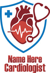 heart care logo,Cardiologist
