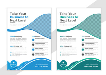 Corporate business flyer template design set, brochure design, modern cover layout, annual report, poster, flyer in A4 with colorful business proposal, promotion, advertisem, publication, cover page. 