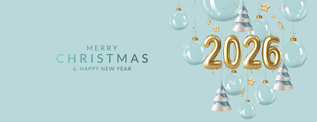 Christmas and New Year greeting card 2026
