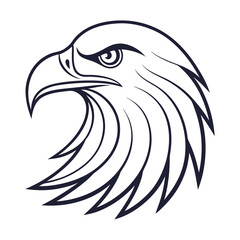 Eagle Logo Vector Minimal Design.