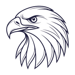 Eagle Logo Vector Minimal Design.