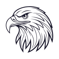 Eagle Logo Vector Minimal Design.