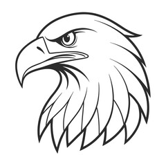 Eagle Logo Vector Minimal Design.