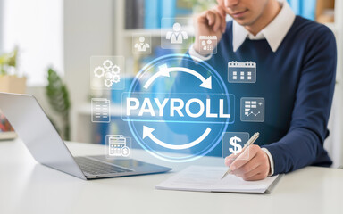 Payroll processing digital interface finance technology