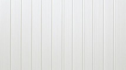 Naklejka premium Porcelain white panel wall with refined vertical texture creates minimal and clean background suitable for modern interior design and architectural projects
