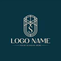 Sophisticated S Monogram Logo Premium Brand Identity