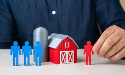 Lack of workers in agriculture and the attraction of migrant workers. Labor shortage in rural...