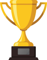 trophy cup gold award