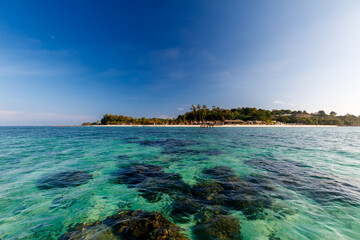 Tropical Paradise Beach and blue sky,Koh Lipe island in Satun,Thailand