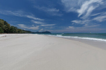 Tropical Paradise Beach and blue sky,Koh Lipe island in Satun,Thailand