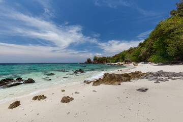 Tropical Paradise Beach and blue sky,Koh Lipe island in Satun,Thailand