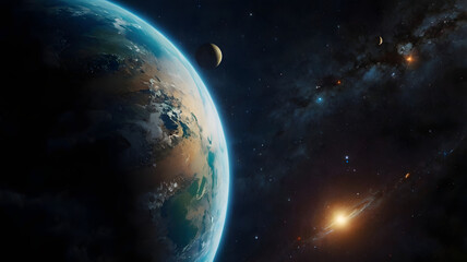 Obraz premium earth in space