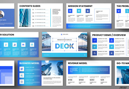 Pitch Deck Presentation Template