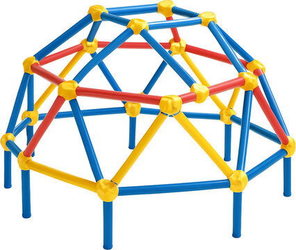 Colorful Dome Climbing Jungle Gym for Kids