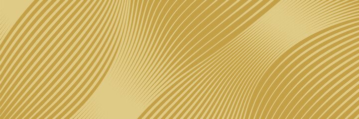 Premium background design with gold diagonal lines pattern. Vector horizontal gold template for banner