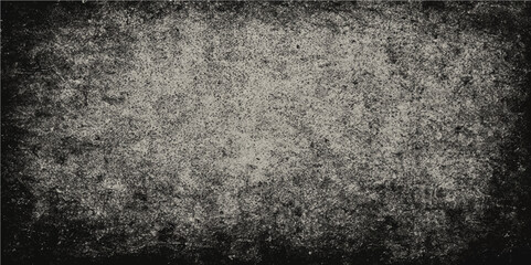 Fototapeta premium Dark, aged, black and white grunge texture for a weathered wall or concrete surface background