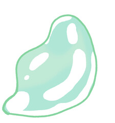 Adorable pastel blue illustration elements in PNG format with transparent background. Perfect for digital scrapbooking, invitations, kids designs, planners, and kawaii-themed projects.