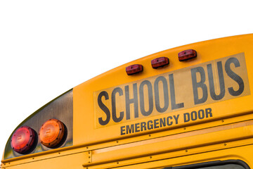 Emergency doors bus for schools
