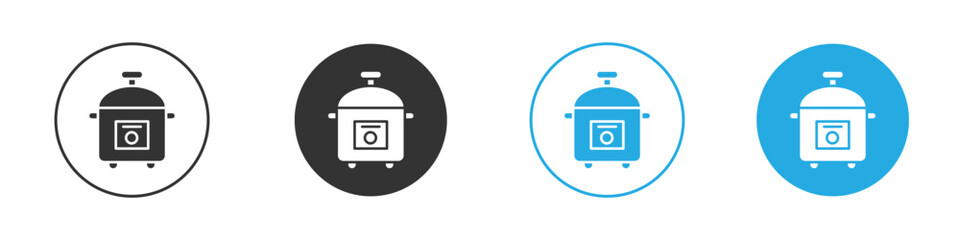pressure cooker icon, simple flat style, illustration, logo sign symbol pictogram template, for ui or ux.