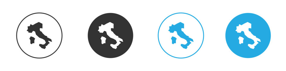 Italy flag icon, simple flat style, illustration, logo sign symbol pictogram template, for ui or ux.