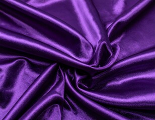 Fototapeta premium Deep purple silk fabric folds