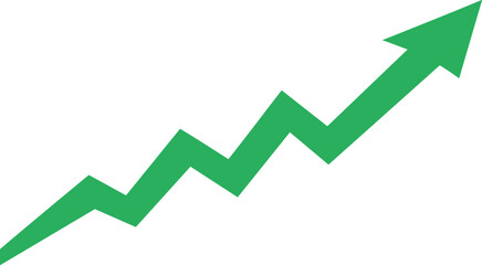 green stock market uptrend chart graph png file