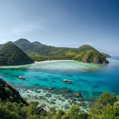 Obraz premium tropical beach in Indonesia