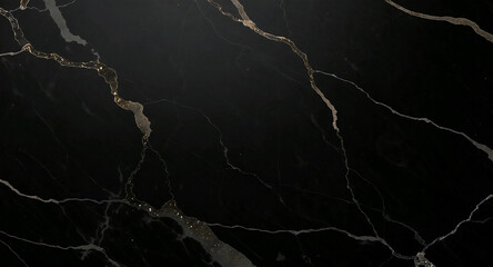 Dark Marble Surface with Veins Minimalist Elegance for Modern Designs