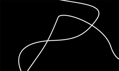 Abstract background featuring white lines on a black backdrop. These lines are curved and intersecting, creating a modern, minimalist design.