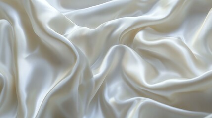 Obraz premium pillow with fabric folds, bright white background, welllit clarity, productinuse concept