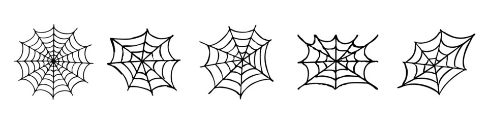 Spider web vector. Web icon