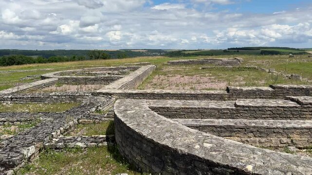 Ruins of the Ancient Town of Alesia &ndash; Historic Archaeological Site of the Gallic-Roman Battle