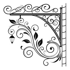 Flourish ornate header. Decorative calligraphic vintage divider