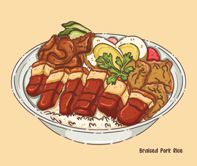Braised Pork Rice