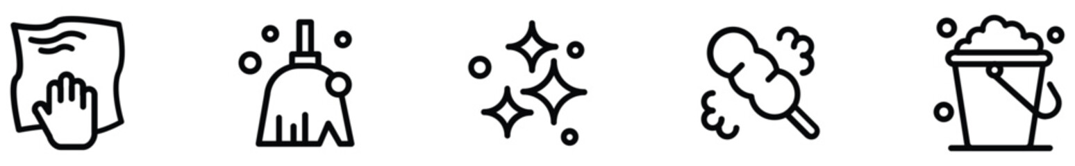 Cleaning Outline icons.eps