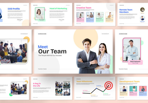 Modern Company Team Presentation Template