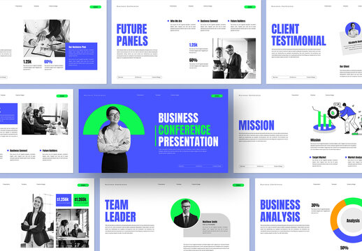 Modern Business Conference Presentation Template