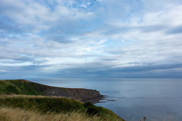 Naklejka premium Clifftop, Whitby, North Yorkshire, UK , Coast, Sea 