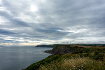 Clifftop,  Whitby, North Yorkshire, UK , Coast, Sea 