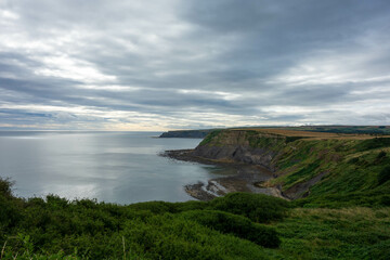 Clifftop,  Whitby, North Yorkshire, UK , Coast, Sea 