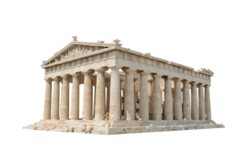 Athenian temple, Acropolis, Greece, sunny day, travel brochure