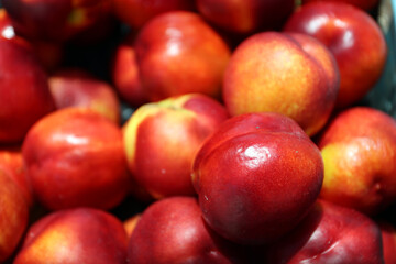 Nectarines at a local market, Mallorca.