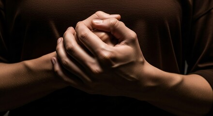 Grip Strength Emphasized in Close Up of Hands, Symbolizing Safety, Love, and Human Connection