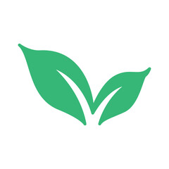 Leaf Emblem Vector, Eco Brand Identity Green Concept Logo