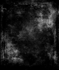 Black grunge background, damaged texture