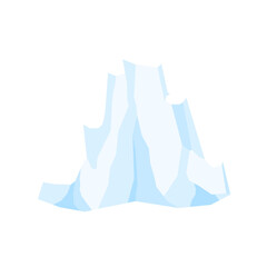 png white landscape iceberg glacier icy rock floating frost block vector background clip art cold nature set ocean polar climate shape design isolated element


